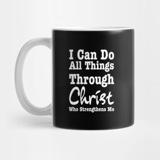 Philippians 4 13-Bible Quotes Mug